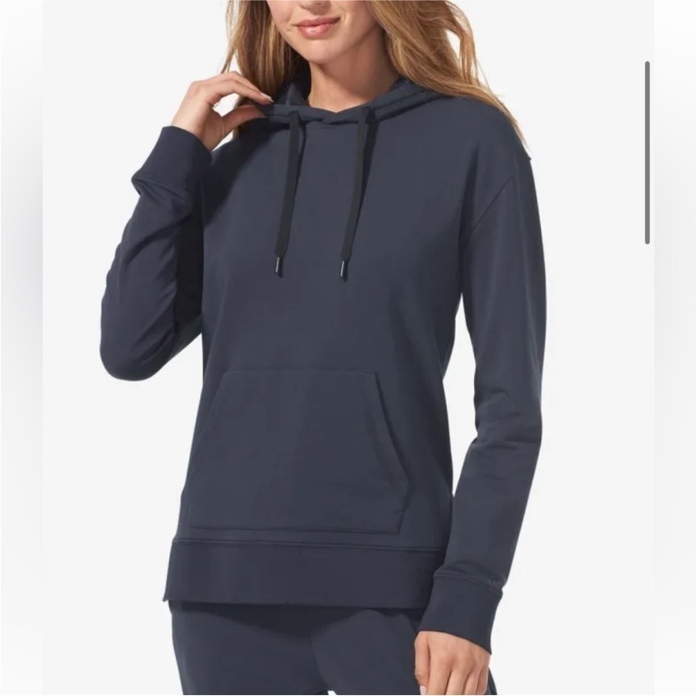 NWT Tommy John Luxe French Terry Hoodie Night Sky Navy Blue